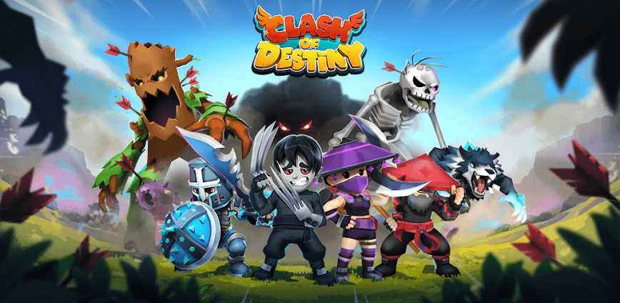 Clash of Destiny: The Ultimate Mobile RPG Experience – Strategy, Combat & Epic Adventures! Promotional image showcasing gameplay or visuals for the mobile RPG game.