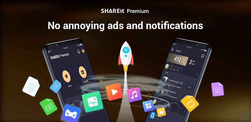 Download SHAREit Premium MOD APK - Fast File Transfer Unlocked SHAREit Premium MOD APK v6.75.10 (Unlocked) for Android