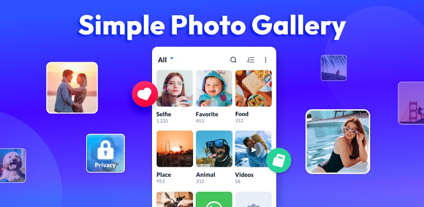 XGallery MOD APK v1.9.2 (Premium Unlocked) 2 XGallery MOD APK v1.9.2 with premium features unlocked for secure photo and video management